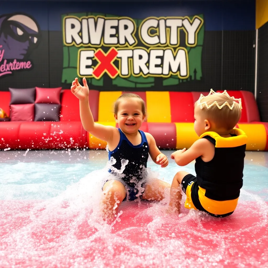 Kids birthday party places River City Extreme in Monticello