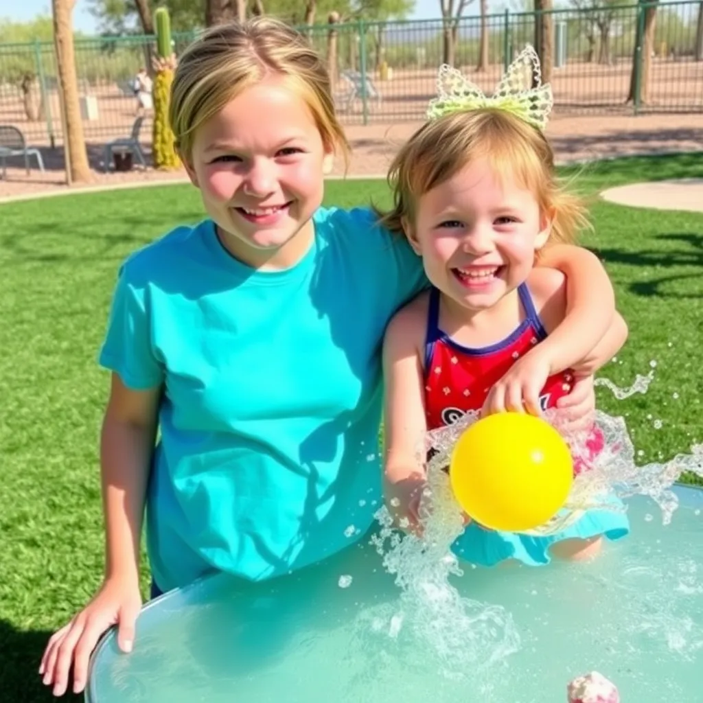 Kids birthday party places Riverview Park in Mesa