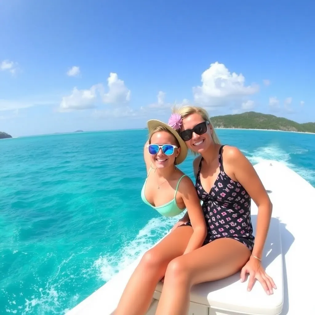 Kids birthday party places Rocknrolla St John Boat Charters in St John