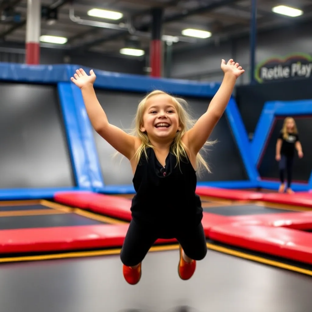 Kids birthday party places Rogue Play Trampoline And Ninja Center in Greeley