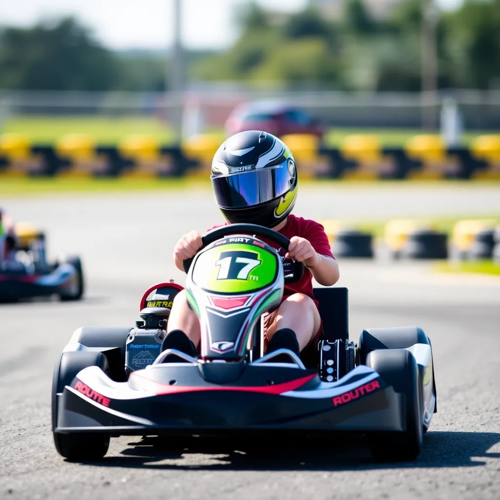 Kids birthday party places Route 7 Karting & Entertainment in Rockledge