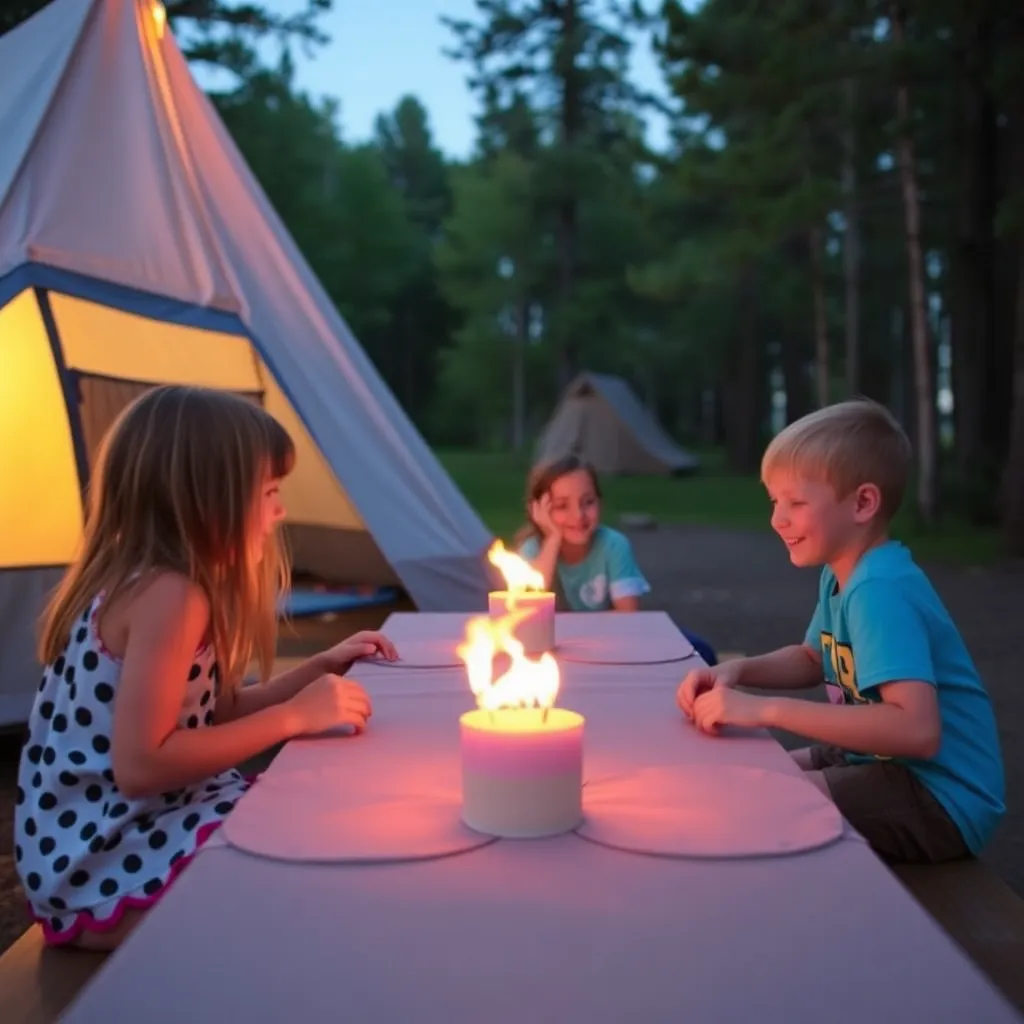 Kids birthday party places Rush No More Campground in Sturgis