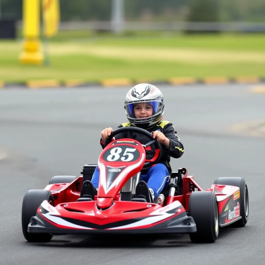 Kids birthday party places Rushhour Karting in Garner