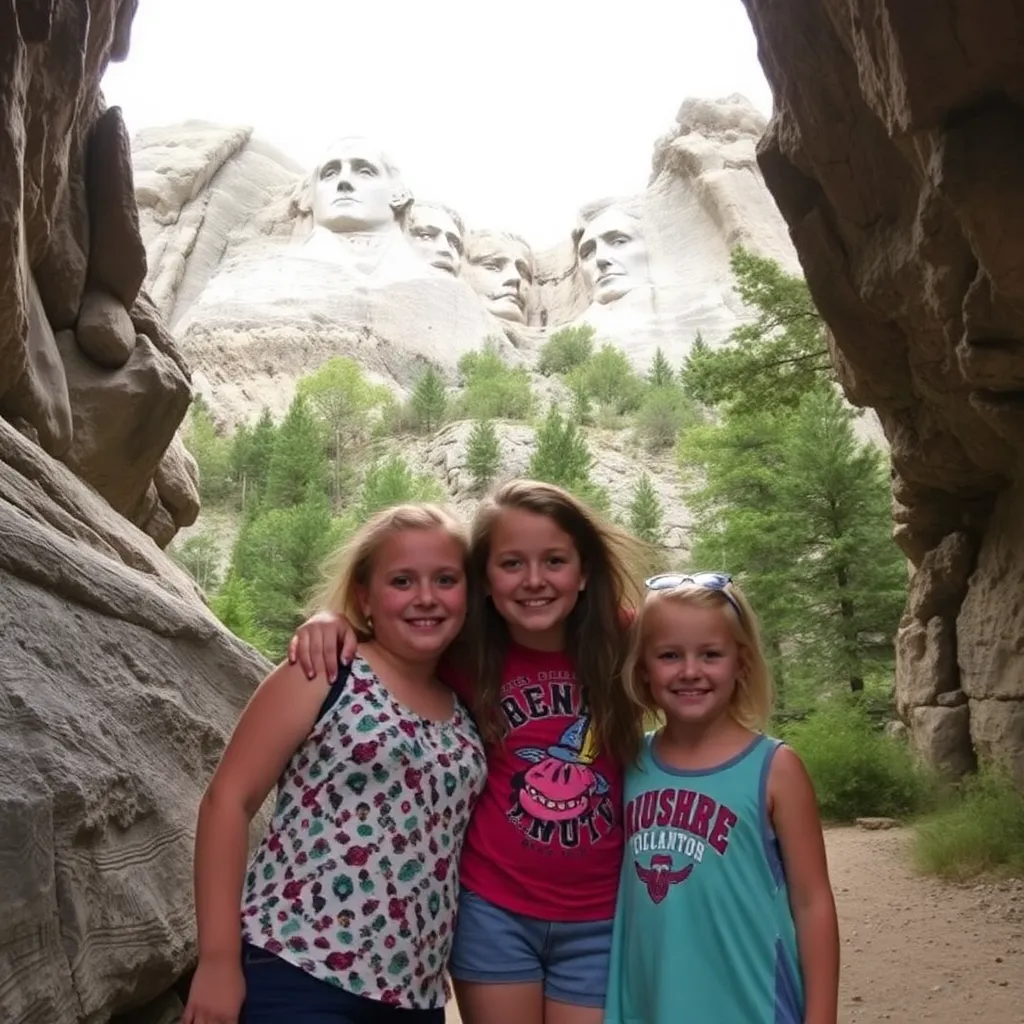 Kids birthday party places Rushmore Cave in Keystone