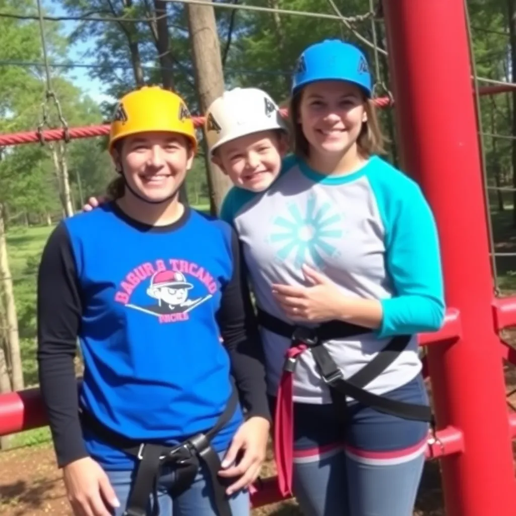 Kids birthday party places Ryze Adventure Park - St Louis Ropes Course, Zipline, & Mini Golf in Maryland Heights