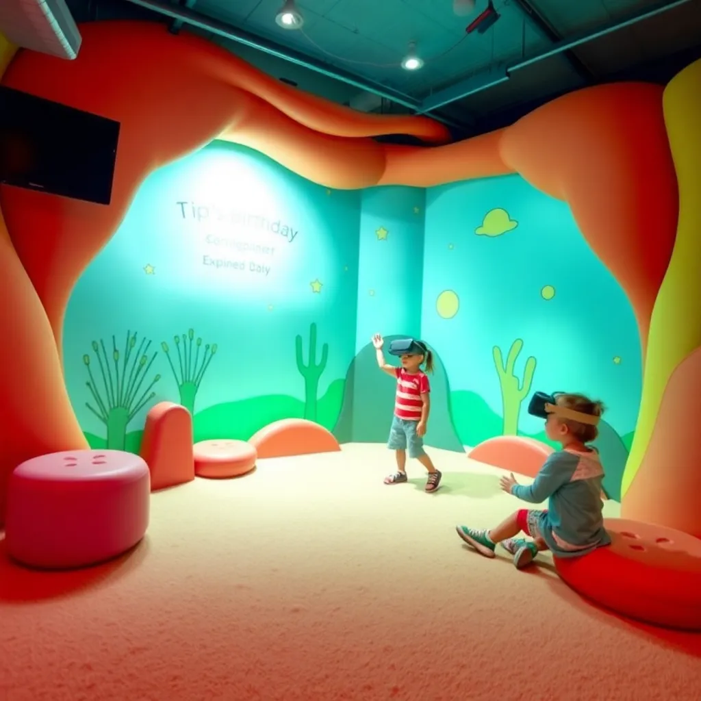 Kids birthday party places Sandbox Vr in Dublin