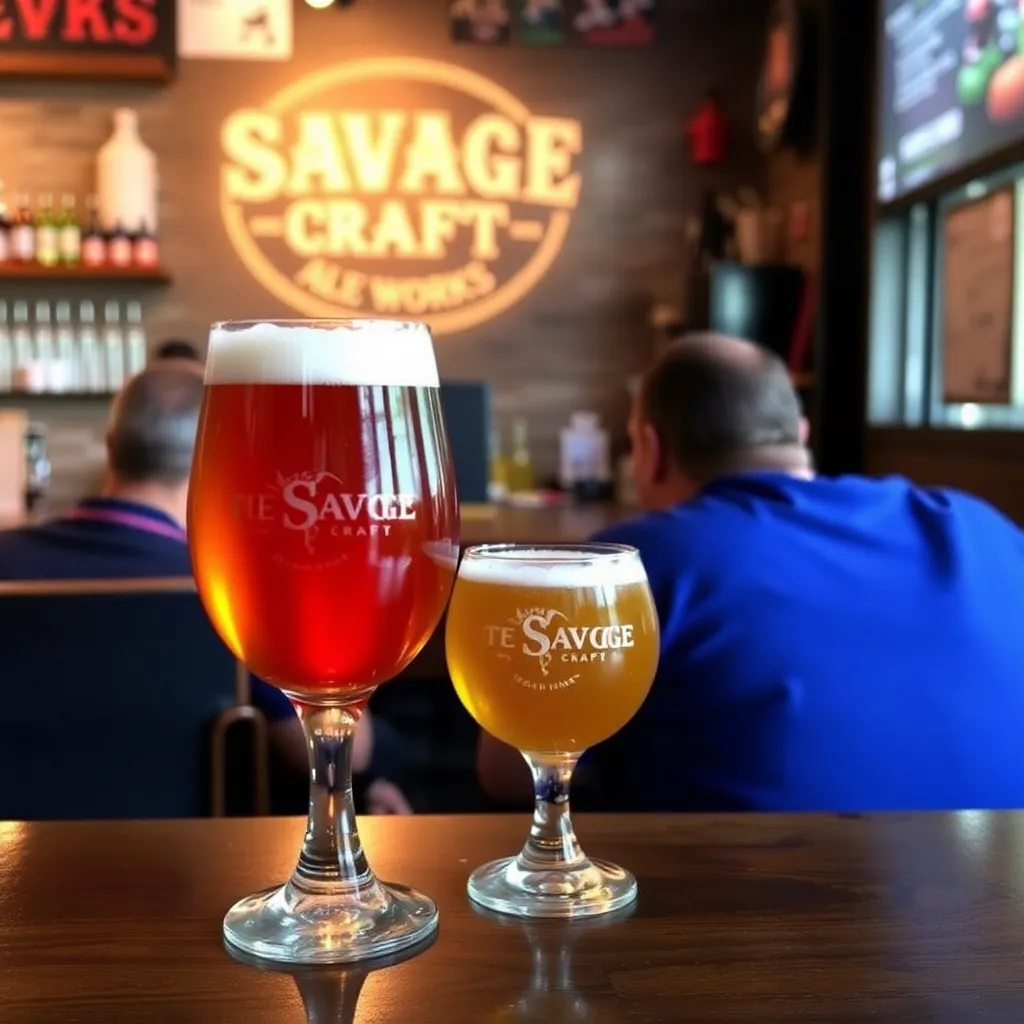 Kids birthday party places Savage Craft Ale Works in West Columbia