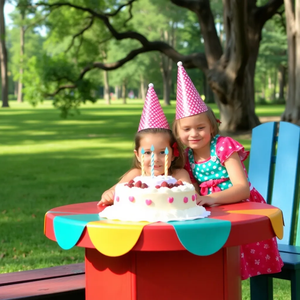 Kids birthday party places Seven Oaks Park in Columbia