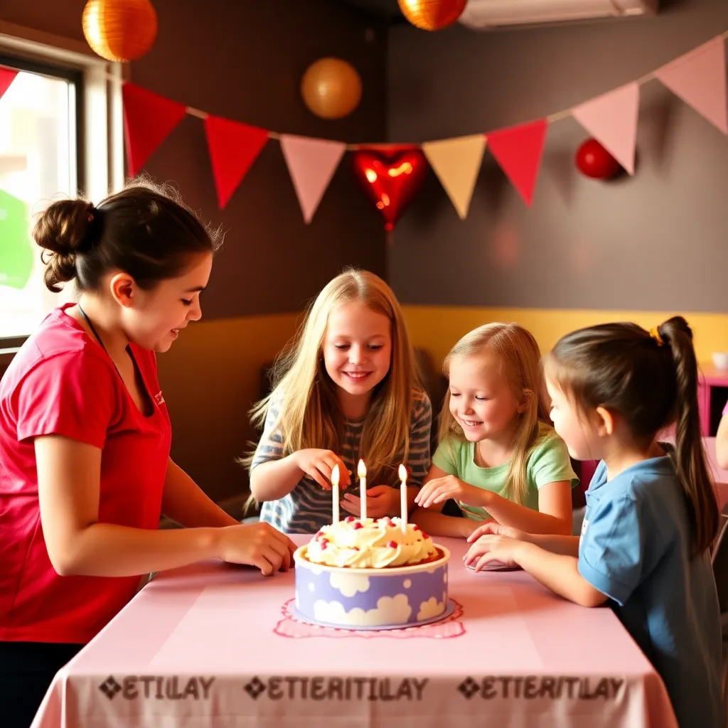 Kids birthday party places Share The Love Kidsclub in Conway