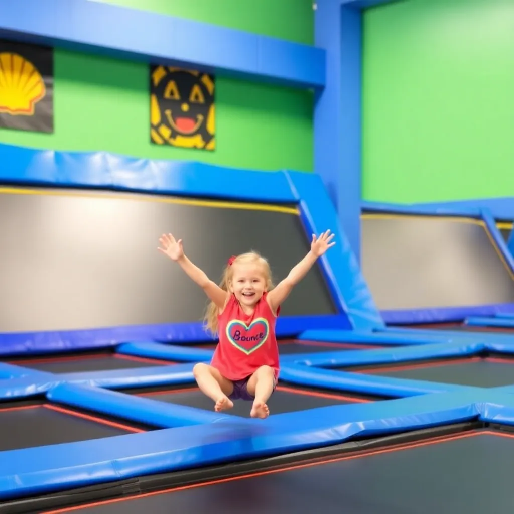 Kids birthday party places Shell We Bounce Trampoline Park in Lewes