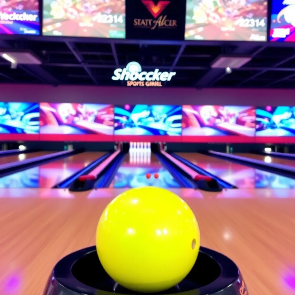 Kids birthday party places Shocker Sports Grill And Lanes in Wichita