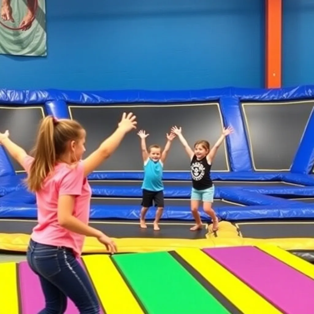 Kids birthday party places Shockwave Trampoline Park in Anchorage