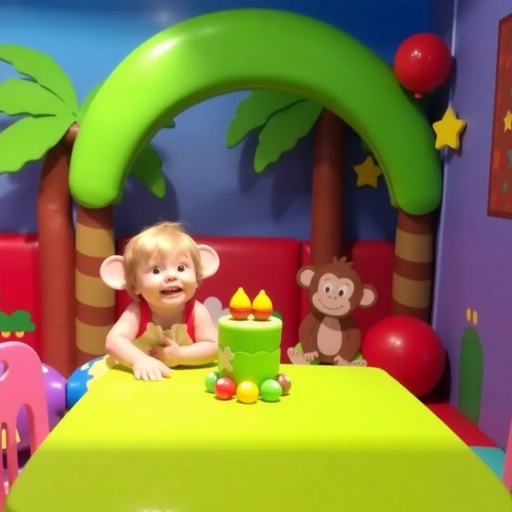 Kids birthday party places Silly Monkeys Playhouse in Miami