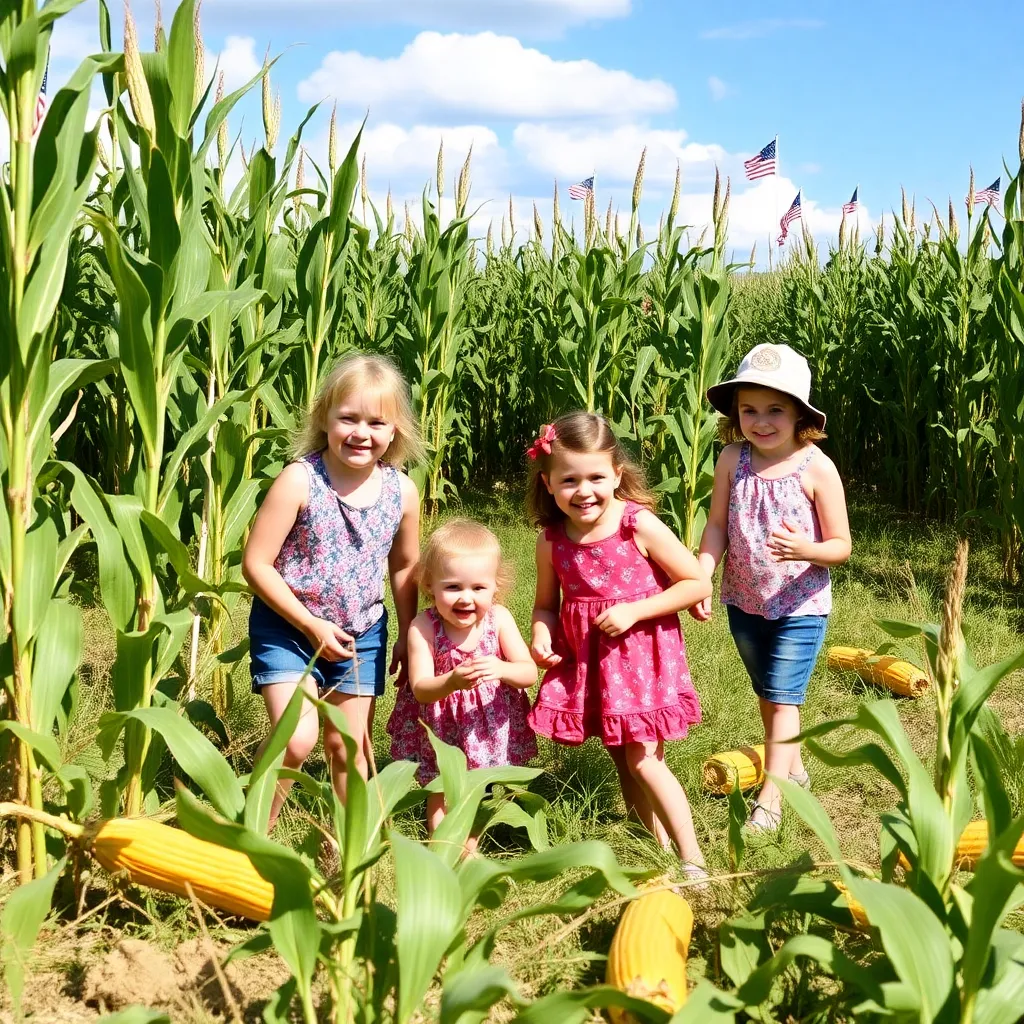 Kids birthday party places Sioux Falls Corn Maze in Brandon