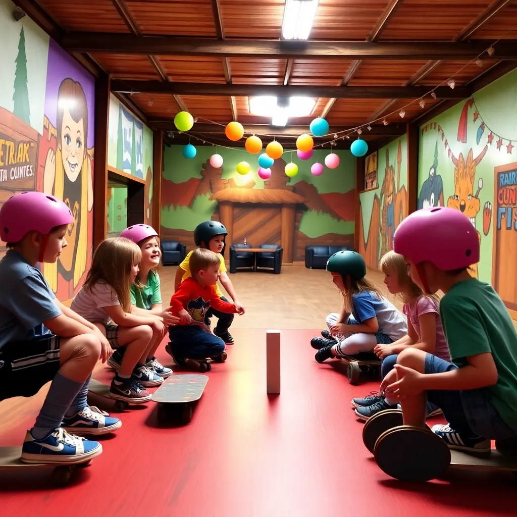 Kids birthday party places Skate Country in Parkersburg