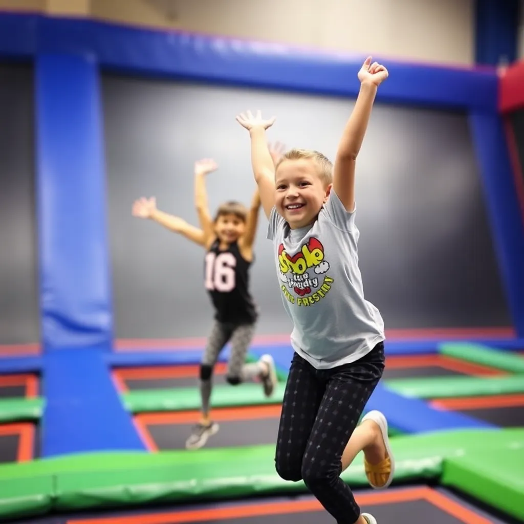 Kids birthday party places Sky Zone Milwaukee in Waukesha