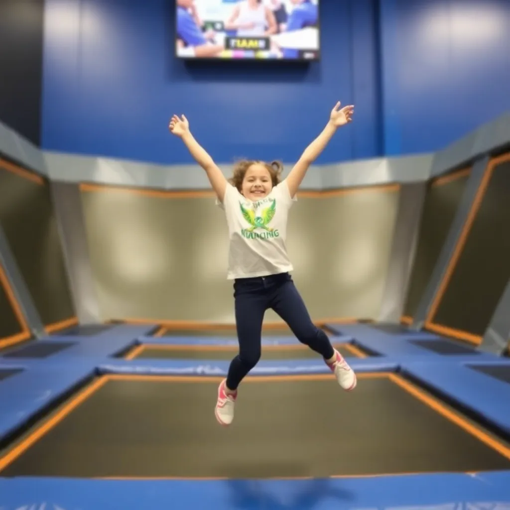 Kids birthday party places Sky Zone Trampoline Park in Merced