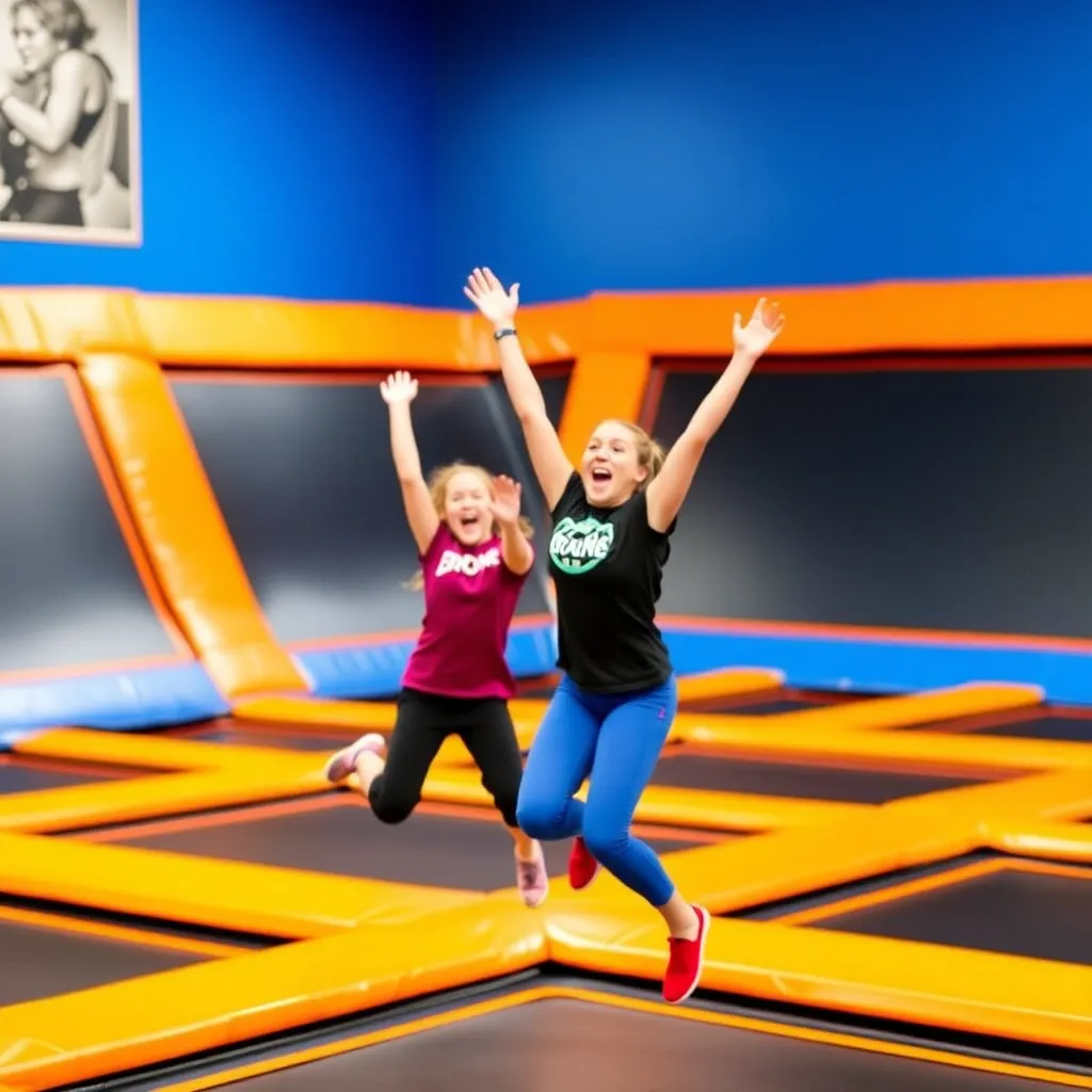 Kids birthday party places Sky Zone Trampoline Park in Fort Myers