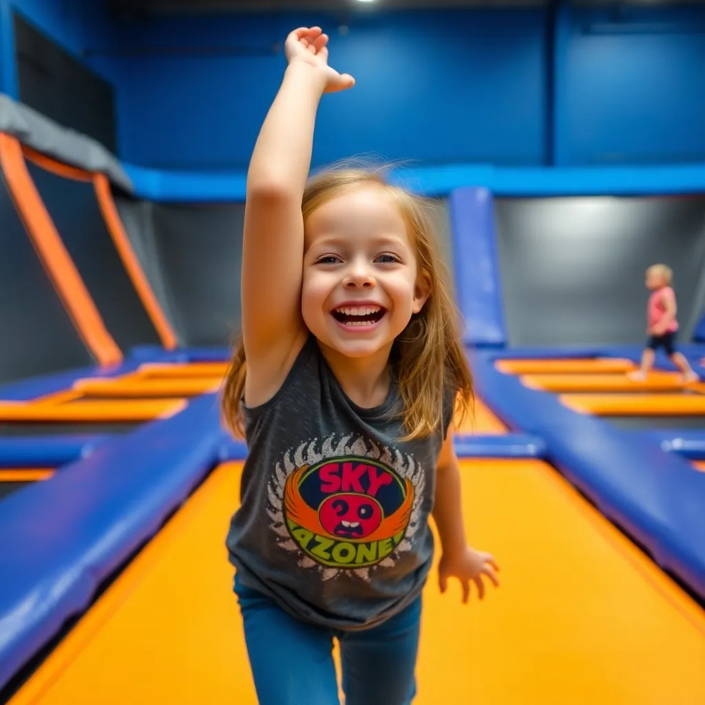 Kids birthday party places Sky Zone Trampoline Park in Florence