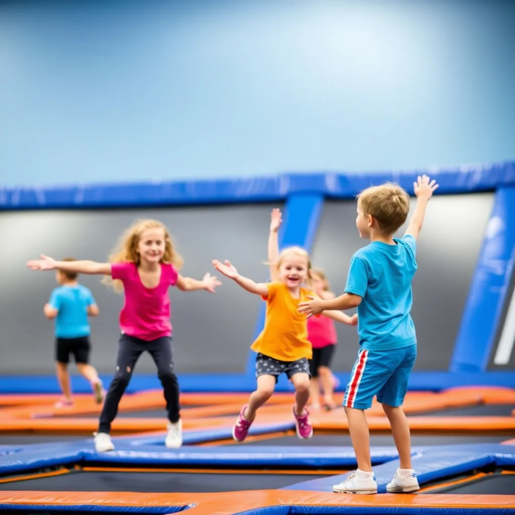 Kids birthday party places Sky Zone Trampoline Park in Orlando