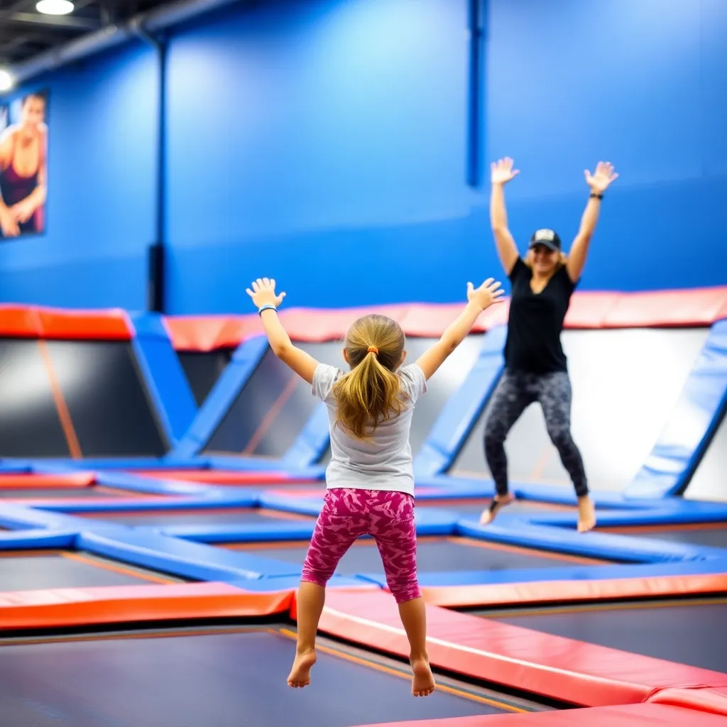 Kids birthday party places Sky Zone Trampoline Park in Peoria