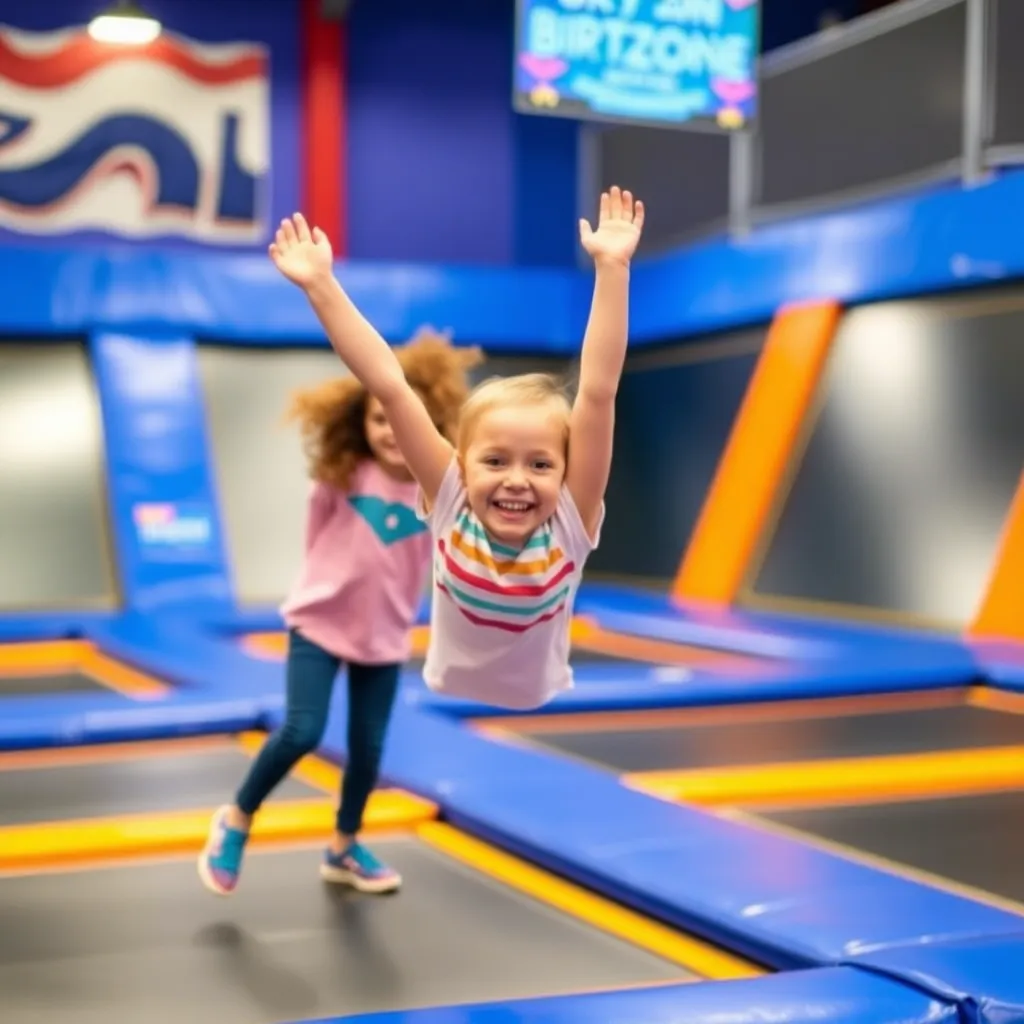 Kids birthday party places Sky Zone Trampoline Park in Fort Wayne