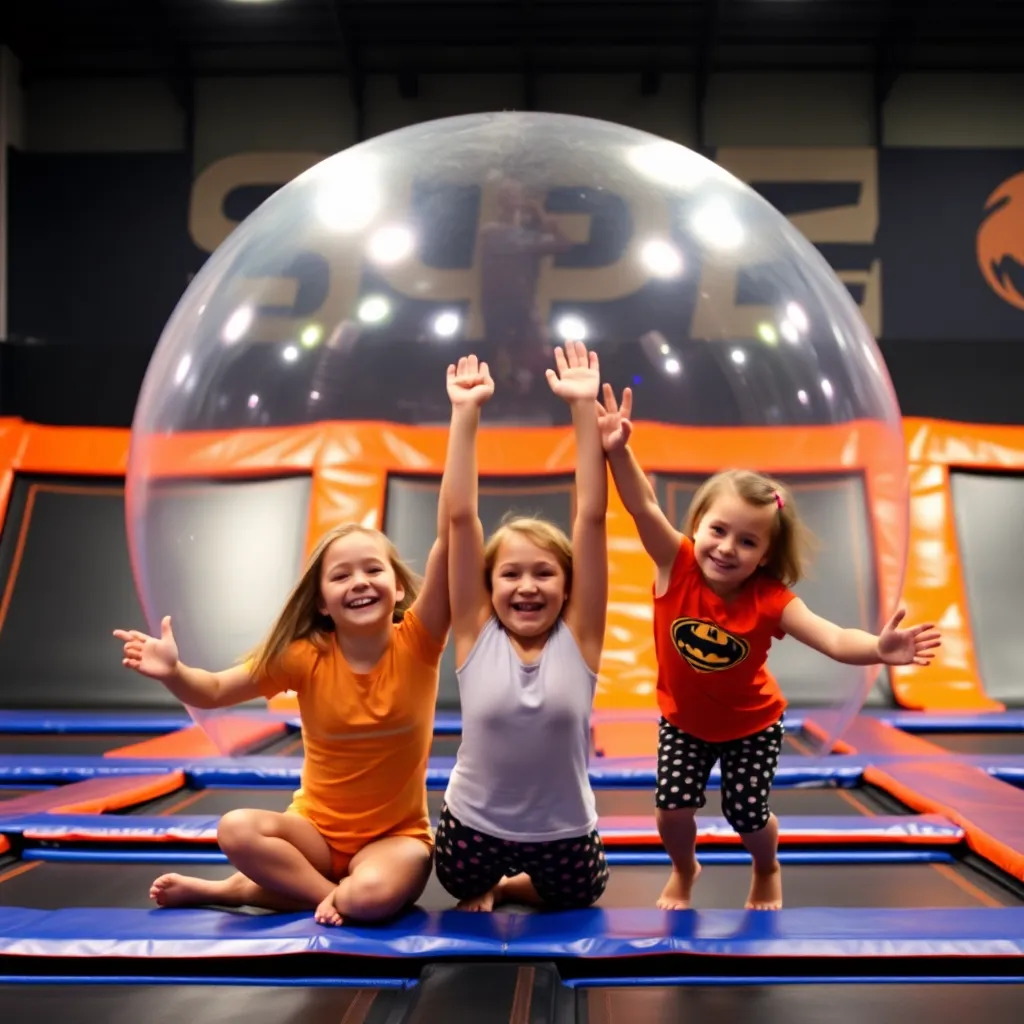 Kids birthday party places Sky Zone Trampoline Park in Chandler