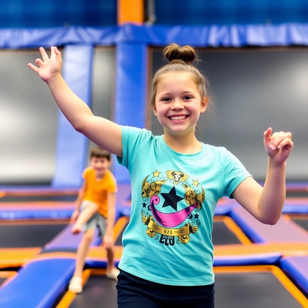 Kids birthday party places Sky Zone Trampoline Park in Lexington