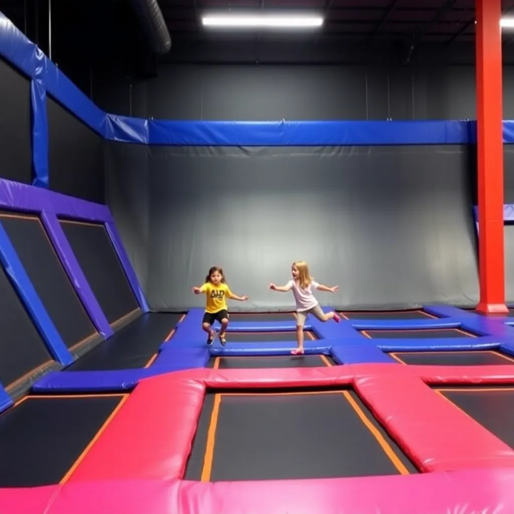 Kids birthday party places Sky Zone Trampoline Park in Elmwood
