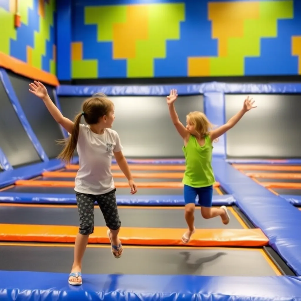 Kids birthday party places Sky Zone Trampoline Park in Oakdale
