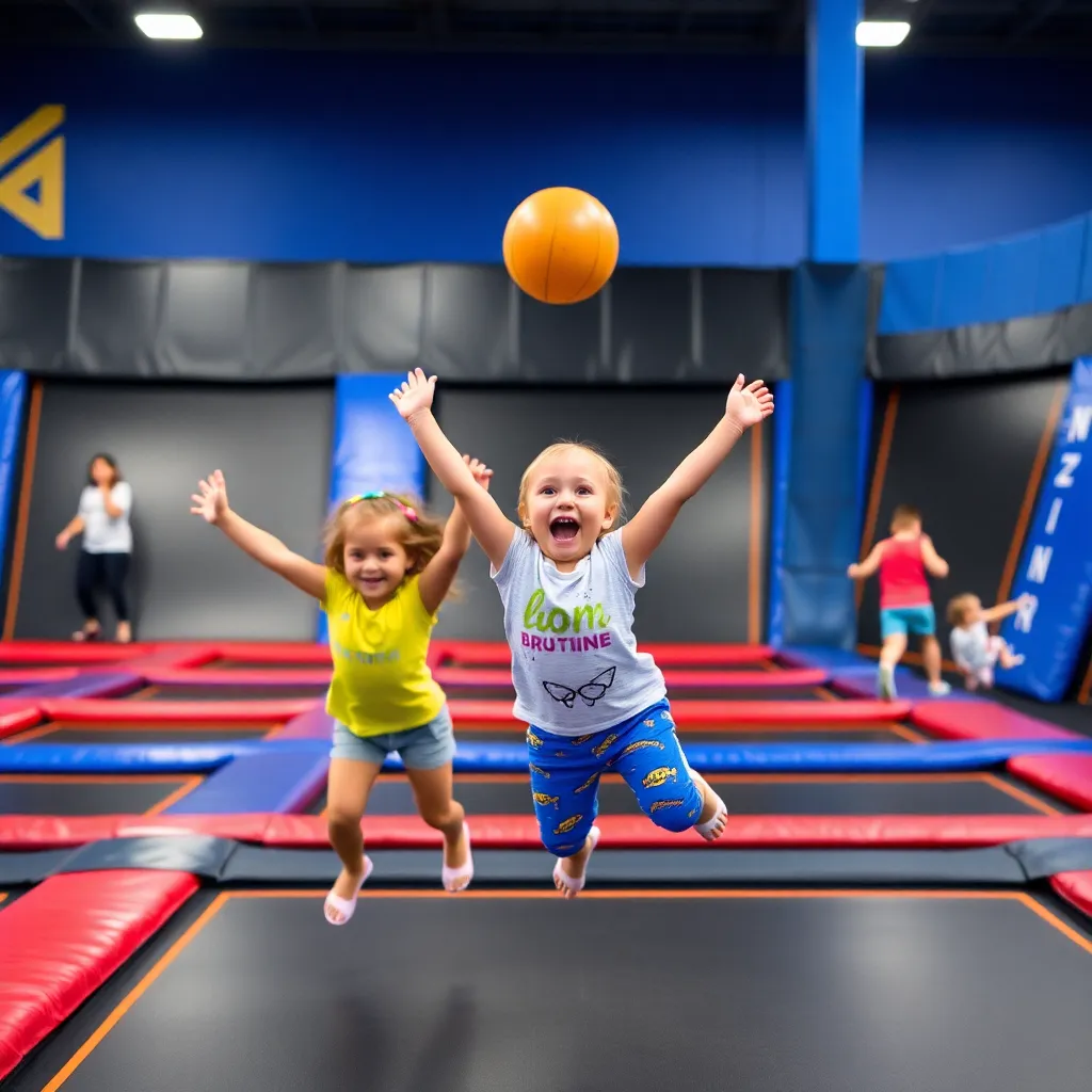 Kids birthday party places Sky Zone Trampoline Park in Maple Grove