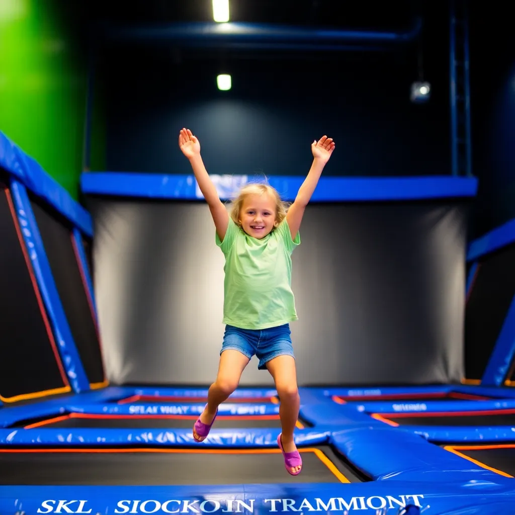 Kids birthday party places Sky Zone Trampoline Park in Eagan