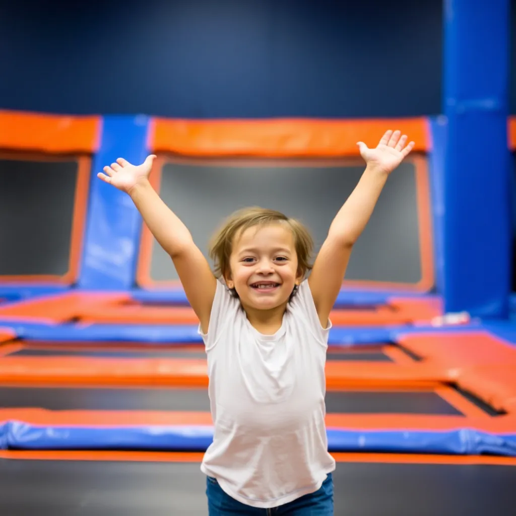 Kids birthday party places Sky Zone Trampoline Park in Columbia