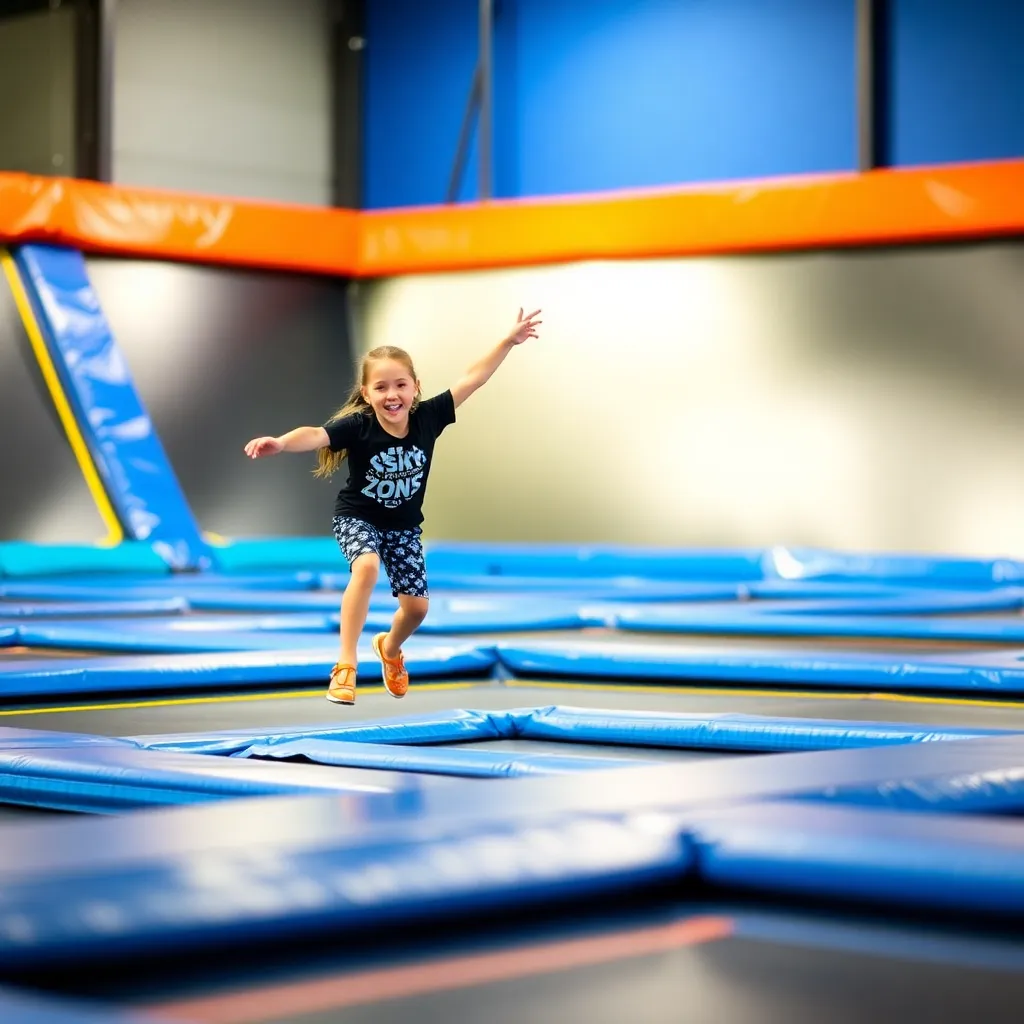 Kids birthday party places Sky Zone Trampoline Park in O'Fallon