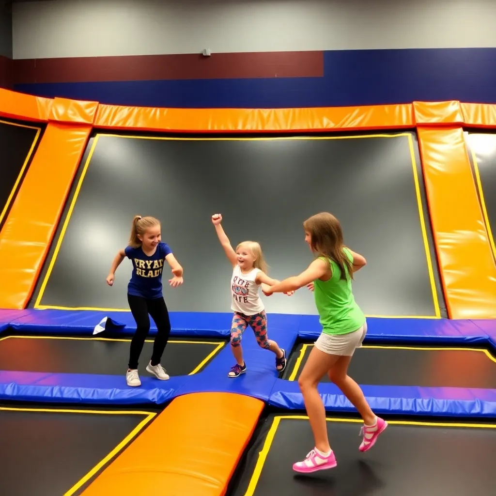 Kids birthday party places Sky Zone Trampoline Park in St. Louis