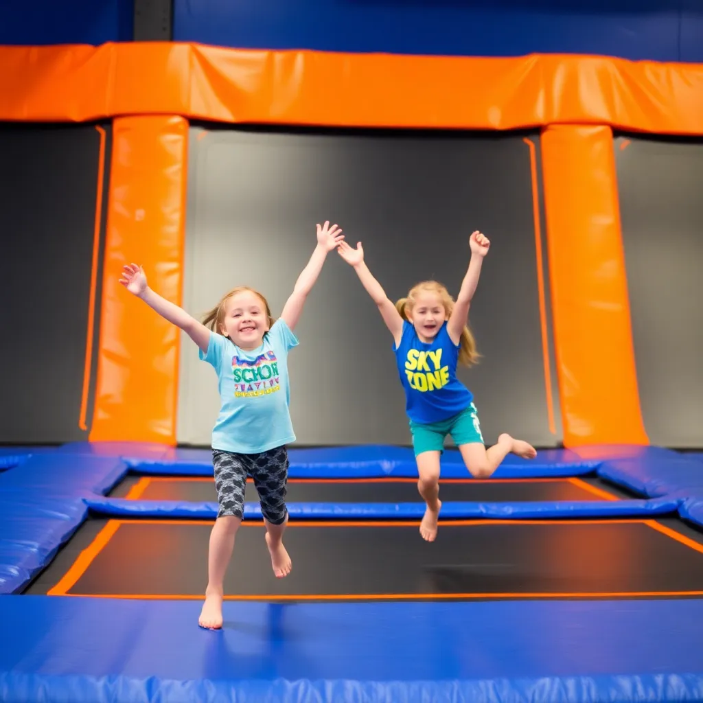 Kids birthday party places Sky Zone Trampoline Park in Ballwin