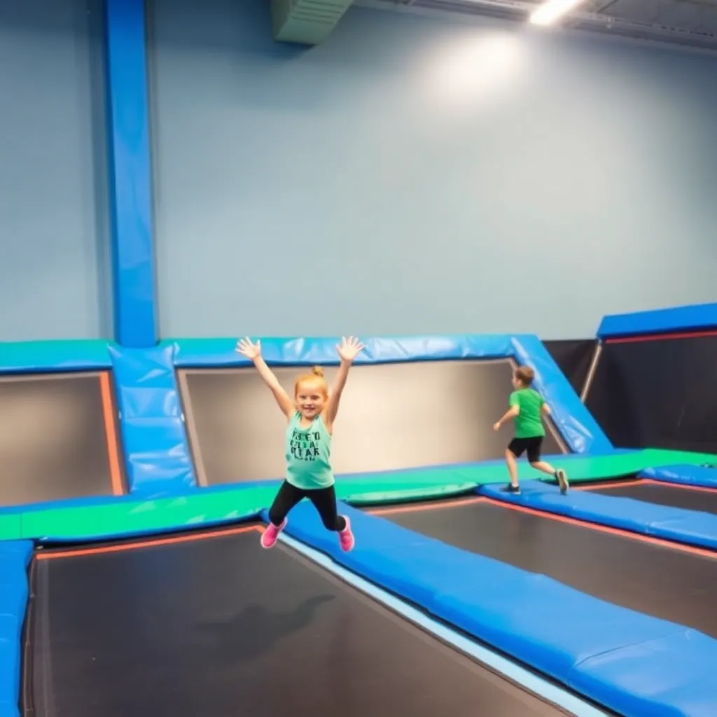 Kids birthday party places Sky Zone Trampoline Park in Omaha