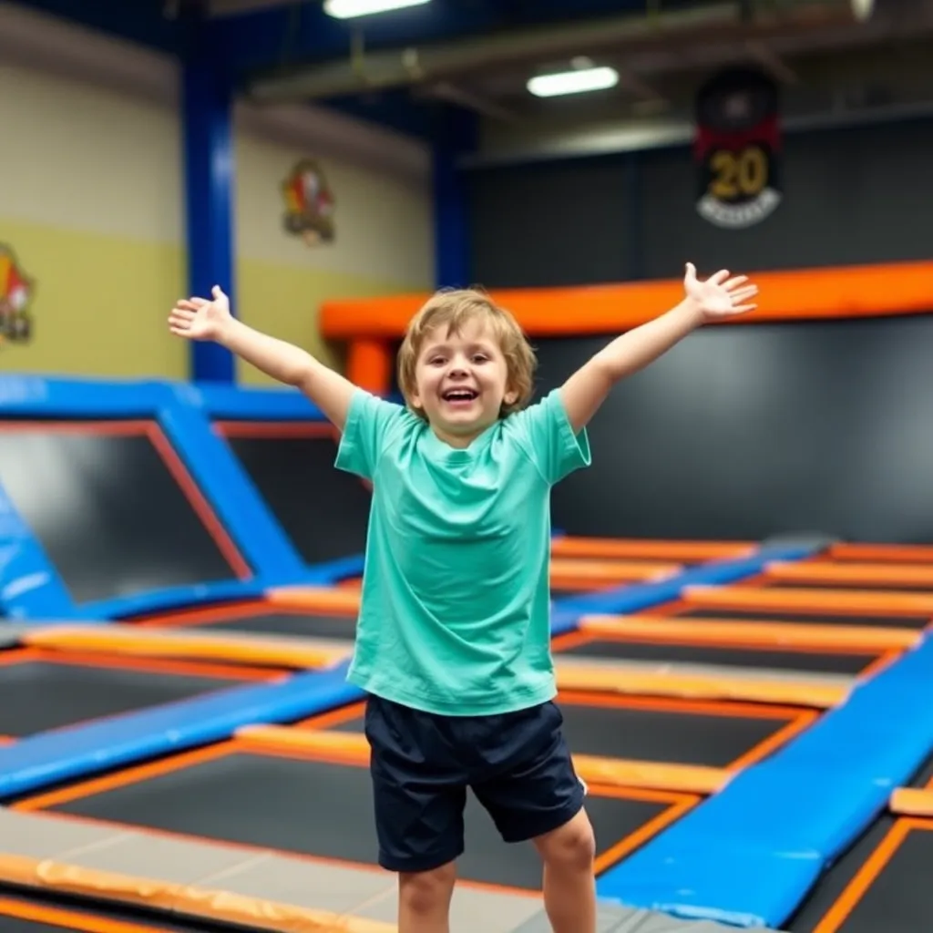 Kids birthday party places Sky Zone Trampoline Park in Springfield