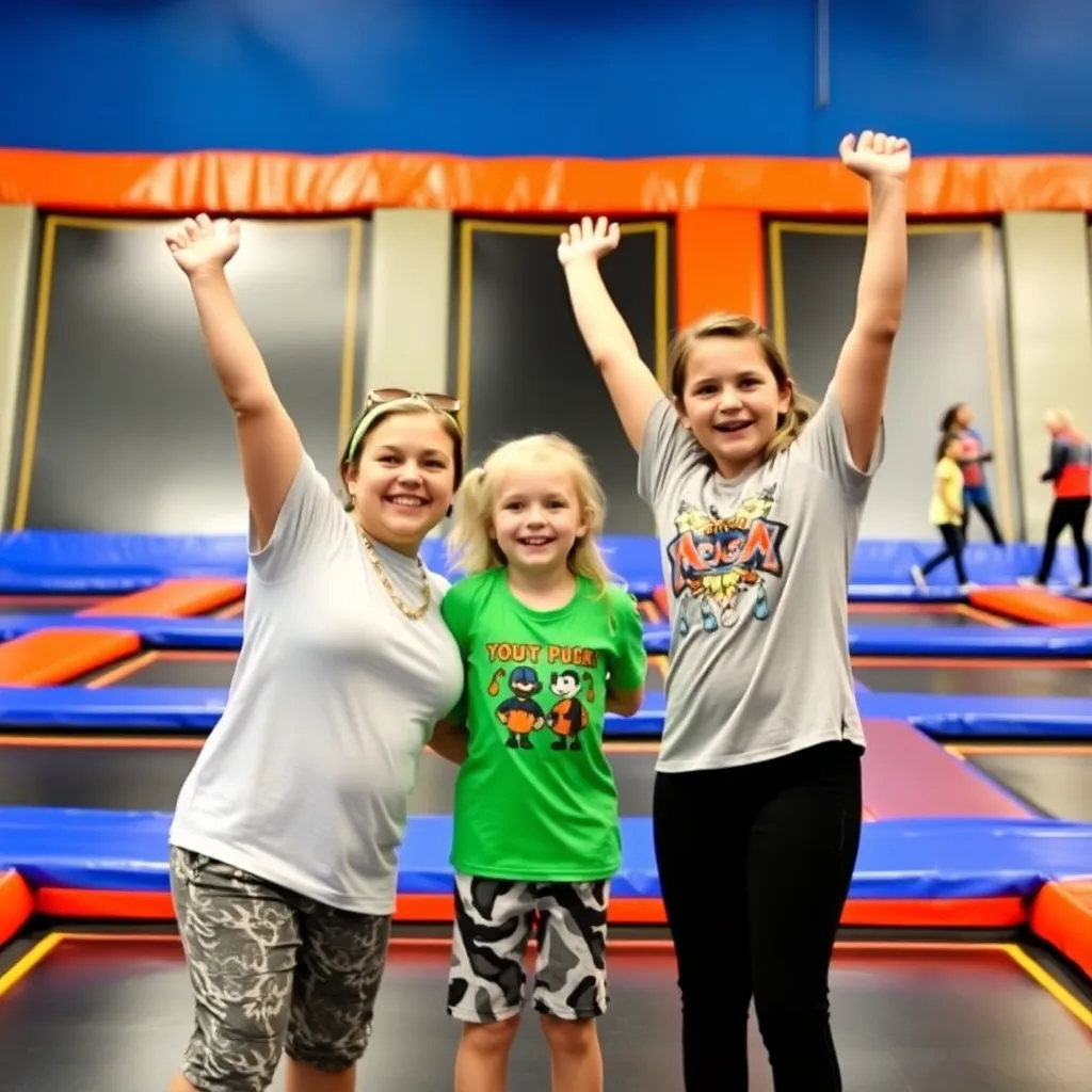 Kids birthday party places Sky Zone Trampoline Park in El Paso