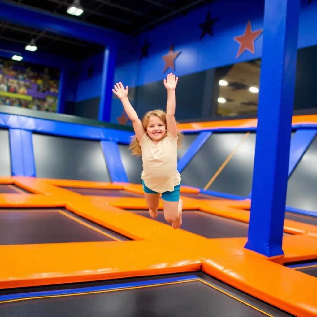 Kids birthday party places Sky Zone Trampoline Park in Springdale