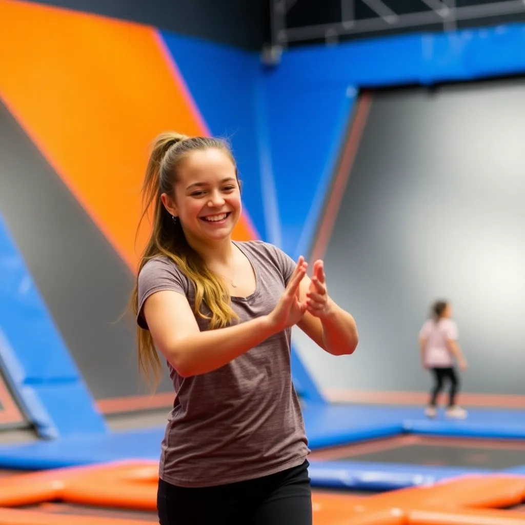 Kids birthday party places Sky Zone Trampoline Park in Clarksville