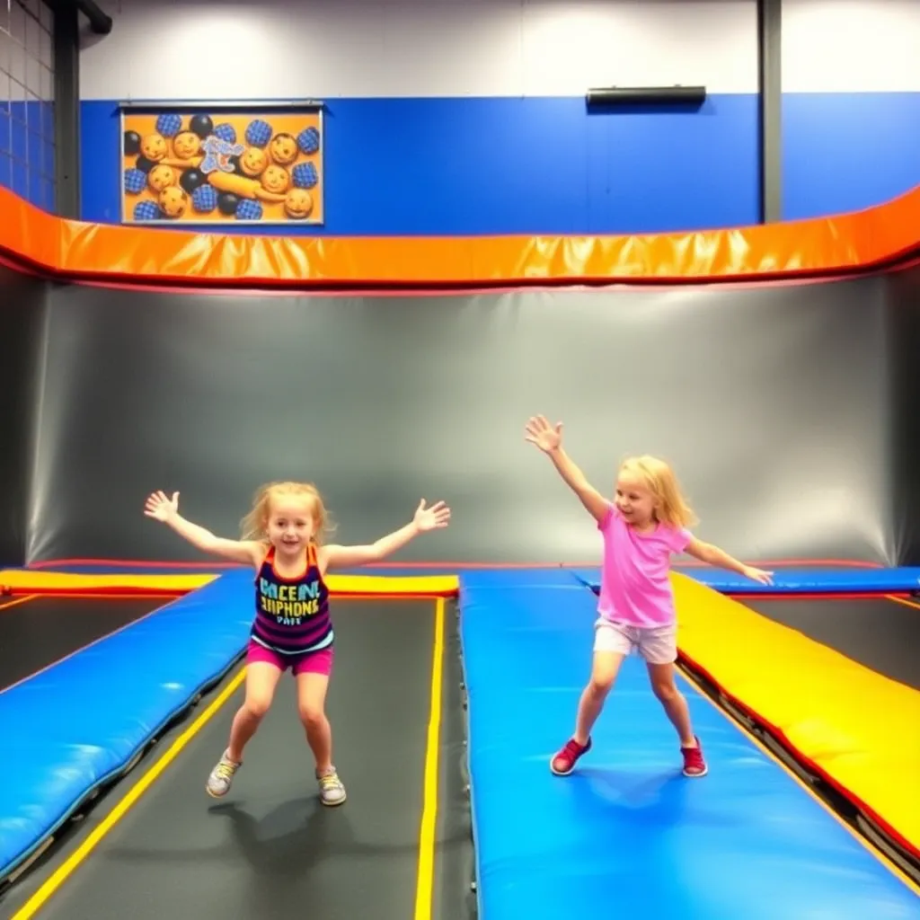 Kids birthday party places Sky Zone Trampoline Park in Jackson