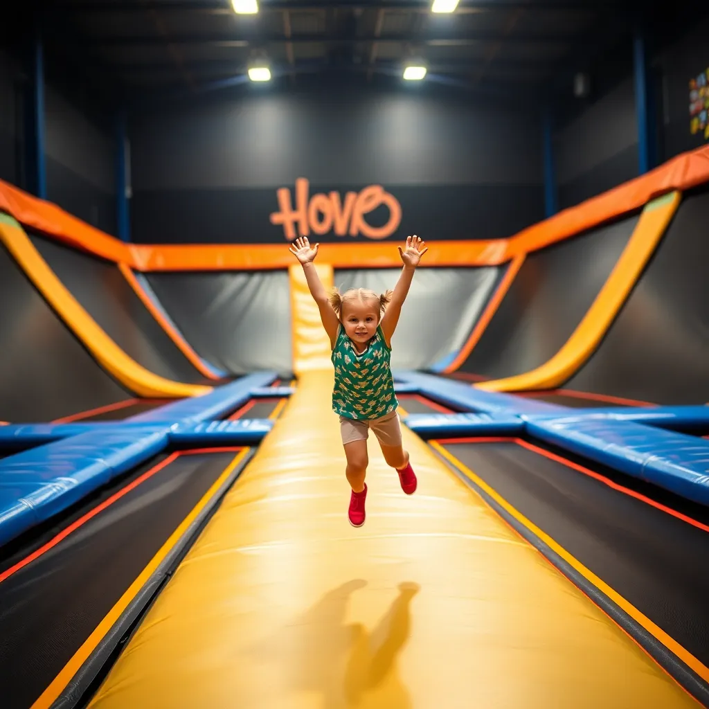 Kids birthday party places Sky Zone Trampoline Park in Woodbridge