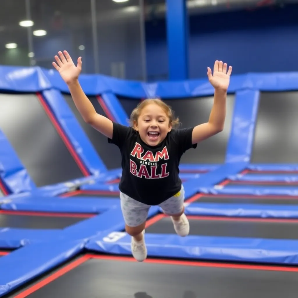 Kids birthday party places Sky Zone Trampoline Park in Roanoke