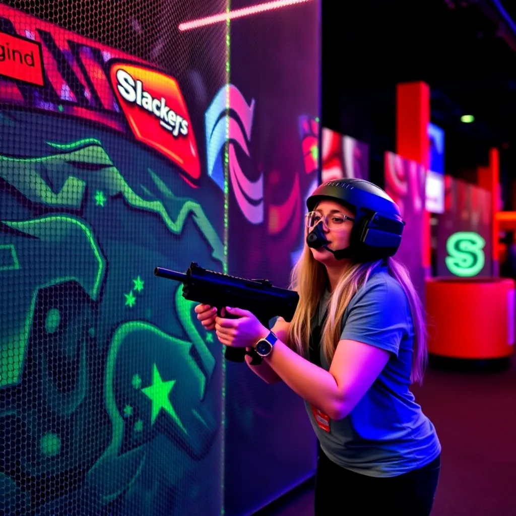 Kids birthday party places Slackers Family Fun Center With Laser Tag in St Joseph