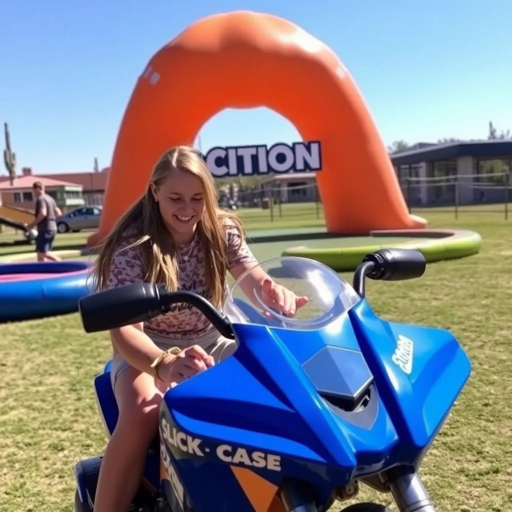 Kids birthday party places Slick City Action Park in Queen Creek