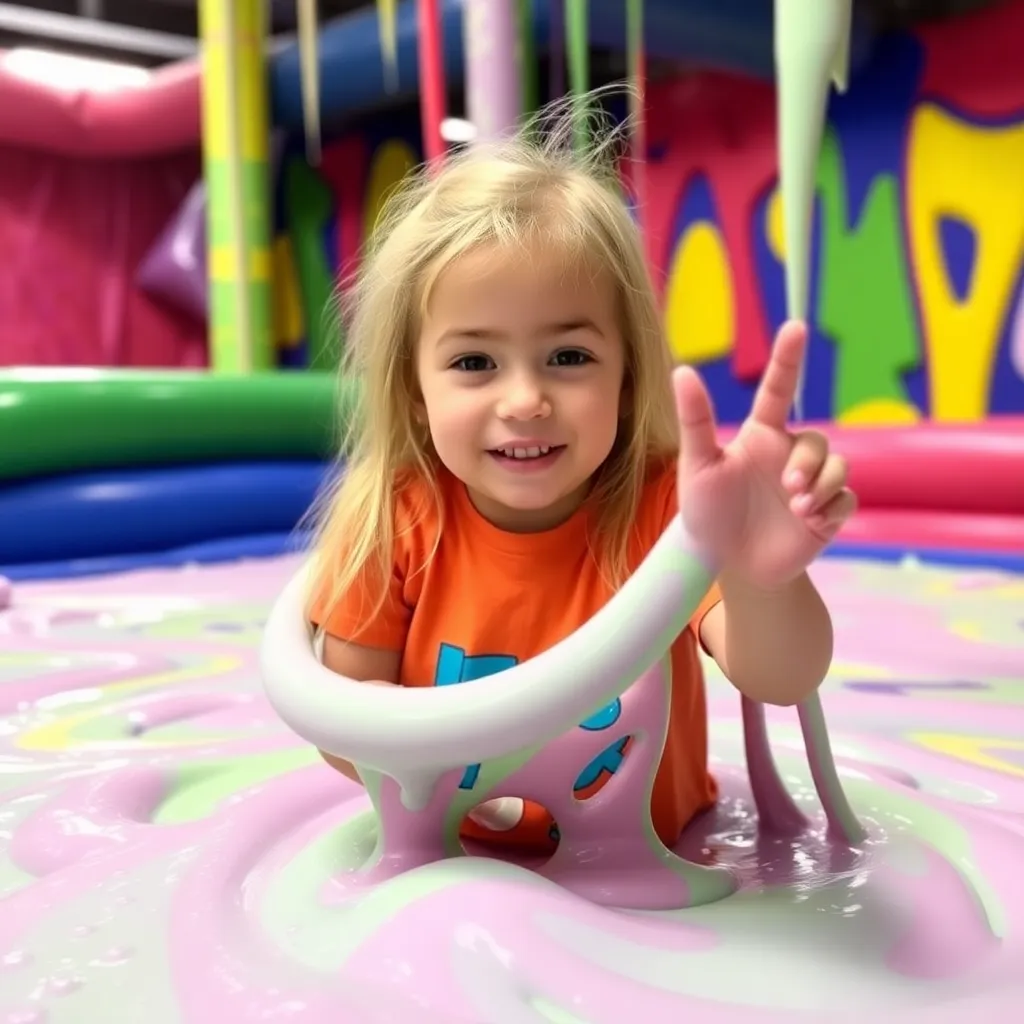 Kids birthday party places Slime Land in Woodbridge