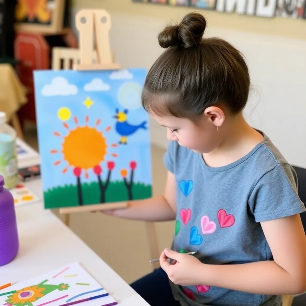 Kids birthday party places Small Hands Big Art South Charlotte in Charlotte