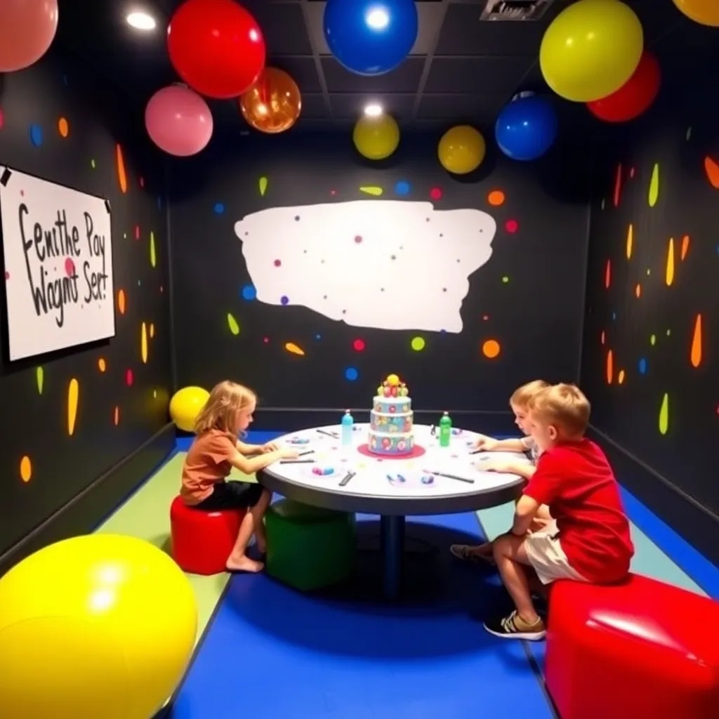 Kids birthday party places Smash Room Ct Llc in Watertown