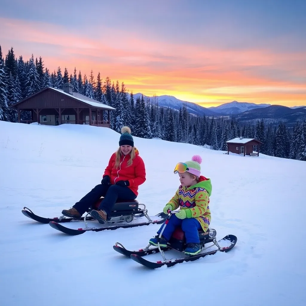 Kids birthday party places Snowline Acres in Kalispell